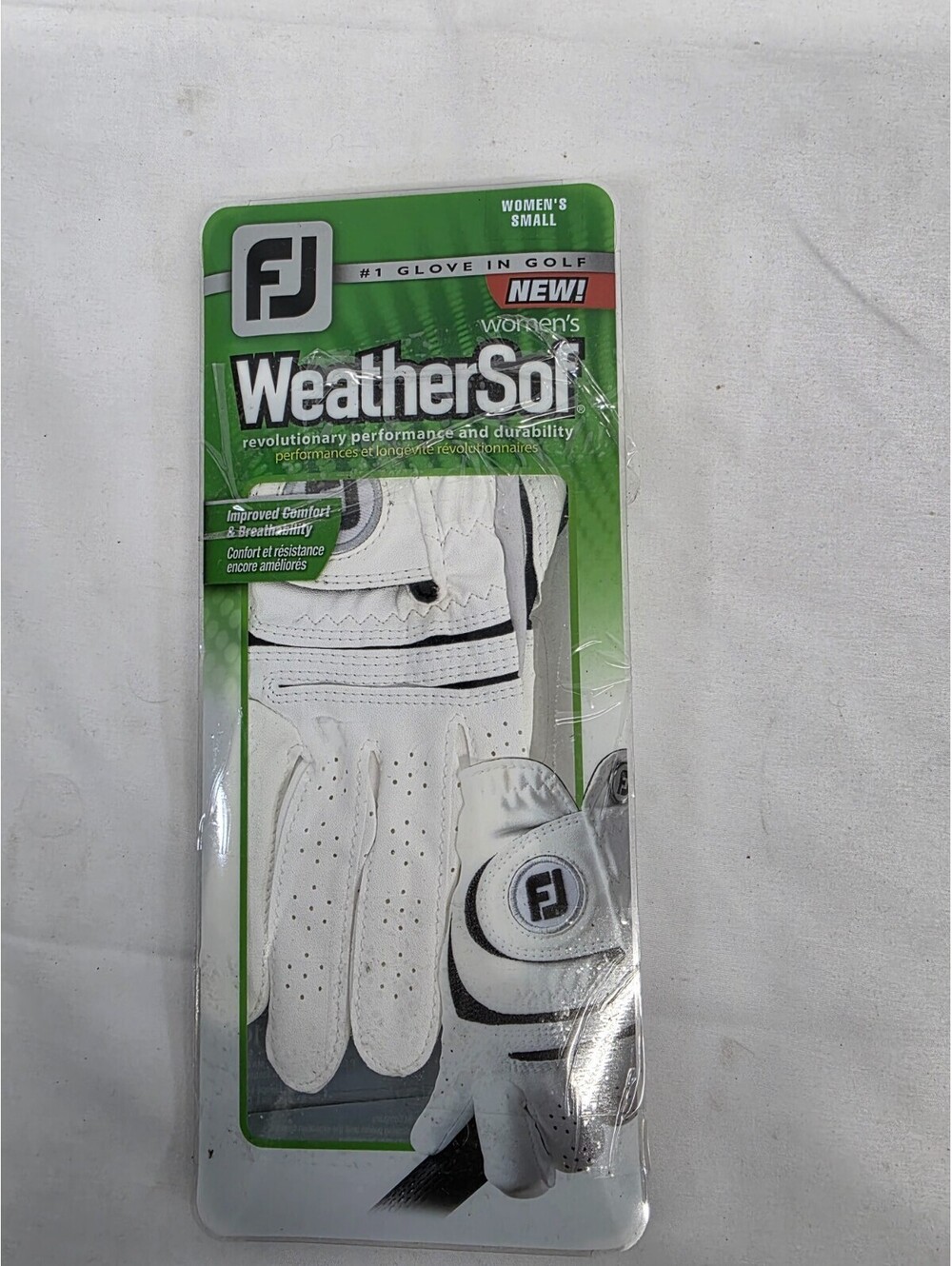 FootJoy WeatherSof Womens Golf Glove Left Hand Small White 67869E NEW
